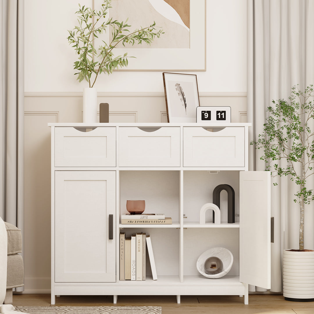 Buy farmhouse furniture The Willow Creek Cabinet - White Modern Farmhouse Bathroom Cabinets - Modern Cottage Farmhouse Furniture