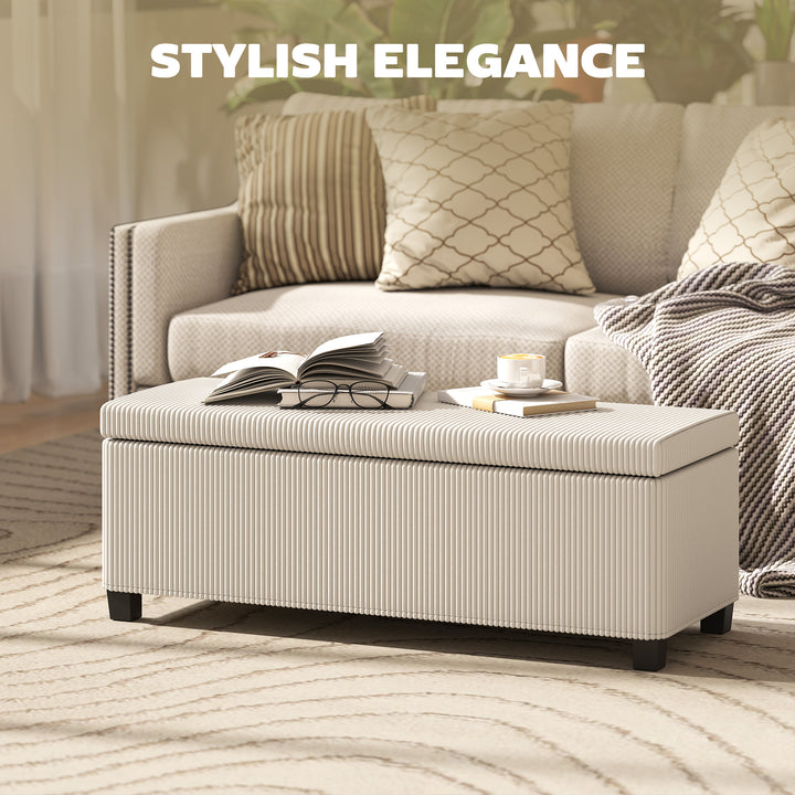 Buy farmhouse furniture Beige Mediterranean Modern Large Bed Ottoman With Storage - Modern Cottage Farmhouse Furniture