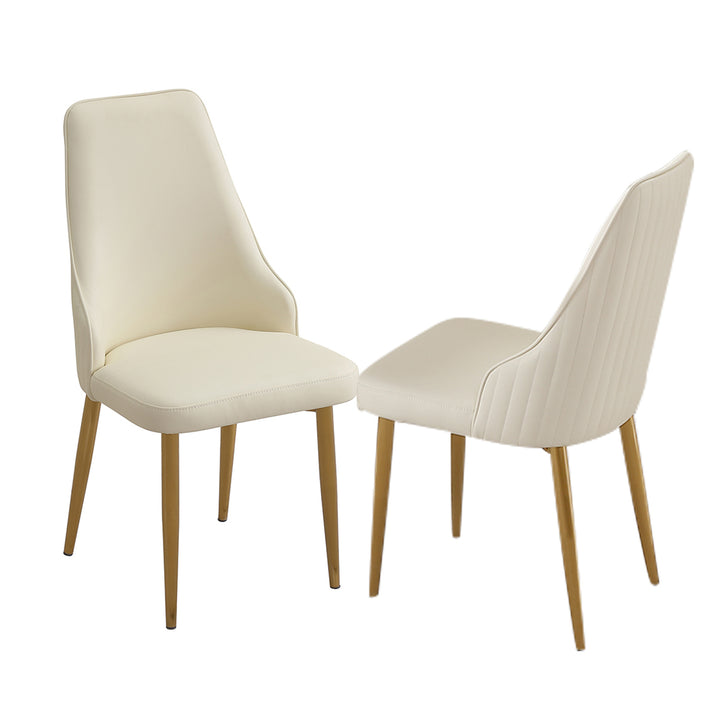 Buy farmhouse furniture The Siena Set Of 2 Mediterranean Farmhouse White Modern Dining Contemporary Accent Chairs - Modern Cottage Farmhouse Furniture
