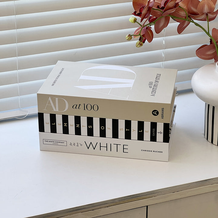 Buy farmhouse furniture Mediterranean Modern Contemporary Artificial Table Book Decoration - Modern Cottage Farmhouse Furniture
