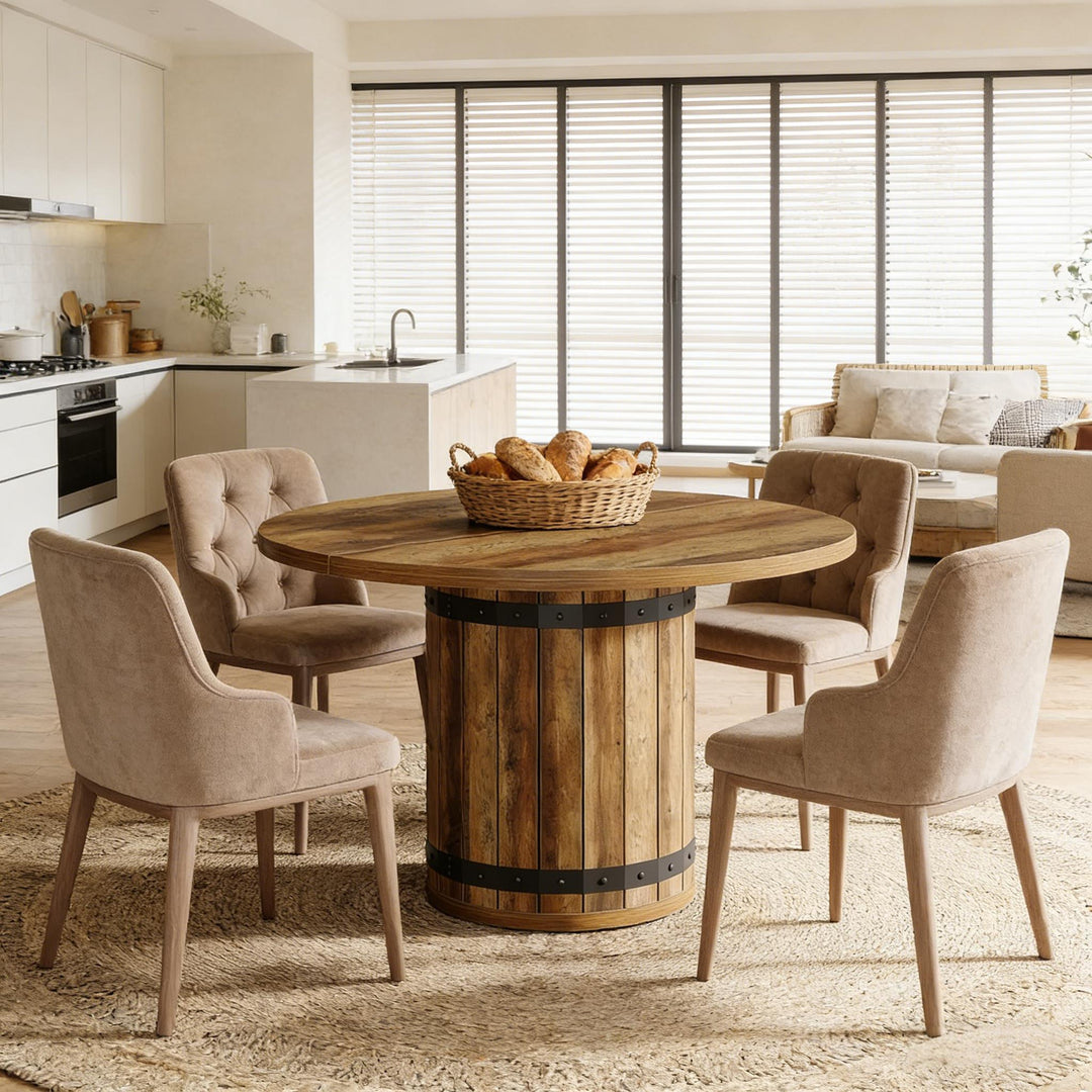 Buy farmhouse furniture The Harper Modern Farmhouse Dining Table By. Artisan Blooms - Modern Cottage Farmhouse Furniture