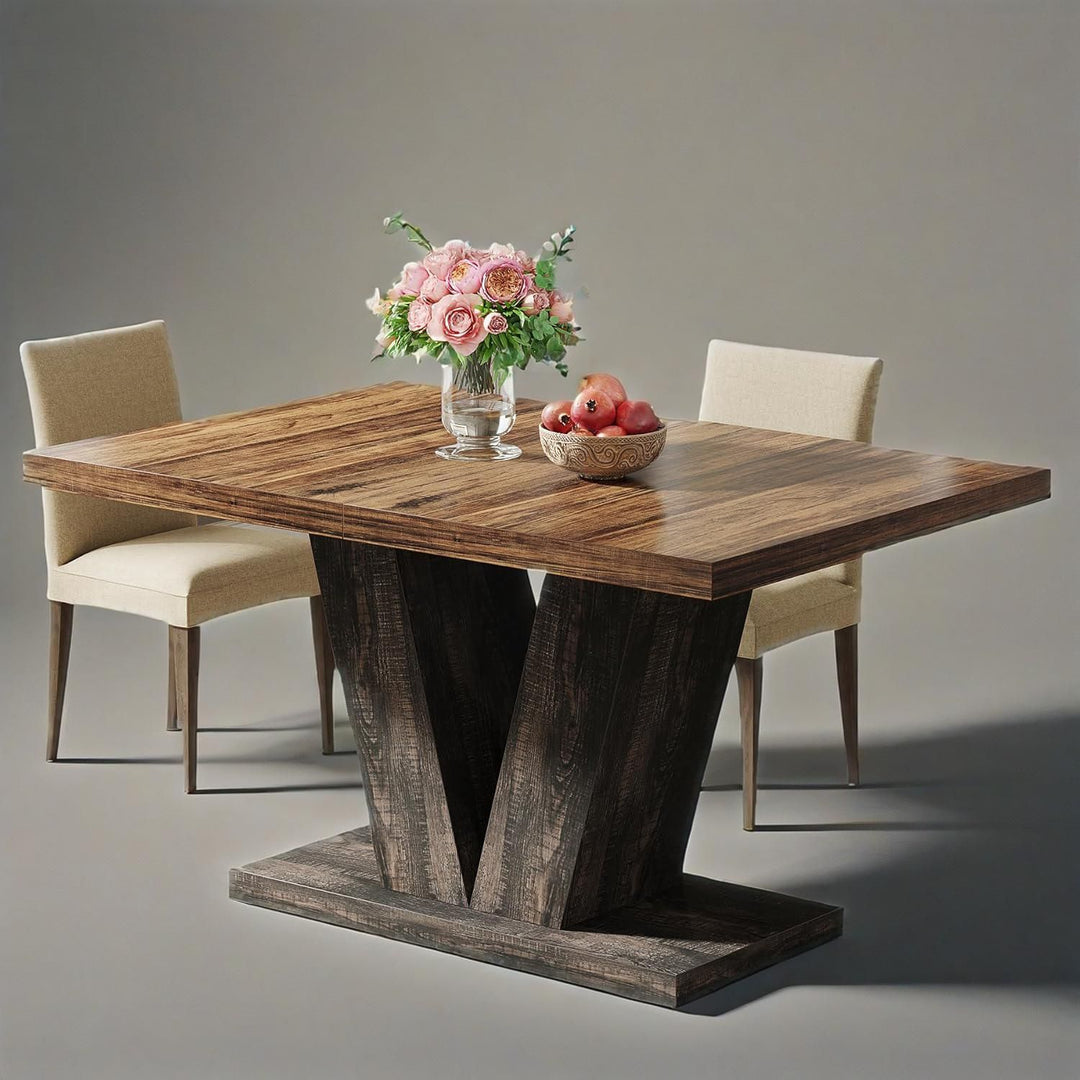 Buy farmhouse furniture Calypso | 47-Inch Modern Luxury Italian Farmhouse Dining Table - Modern Cottage Farmhouse Furniture