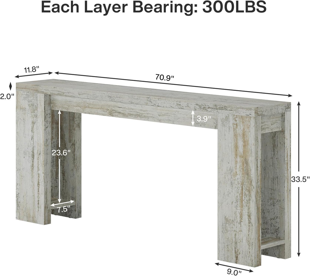 Buy farmhouse furniture Ash Wood Modern Cottage Farmhouse Style Foyer Console Entryway Table - Modern Cottage Farmhouse Furniture