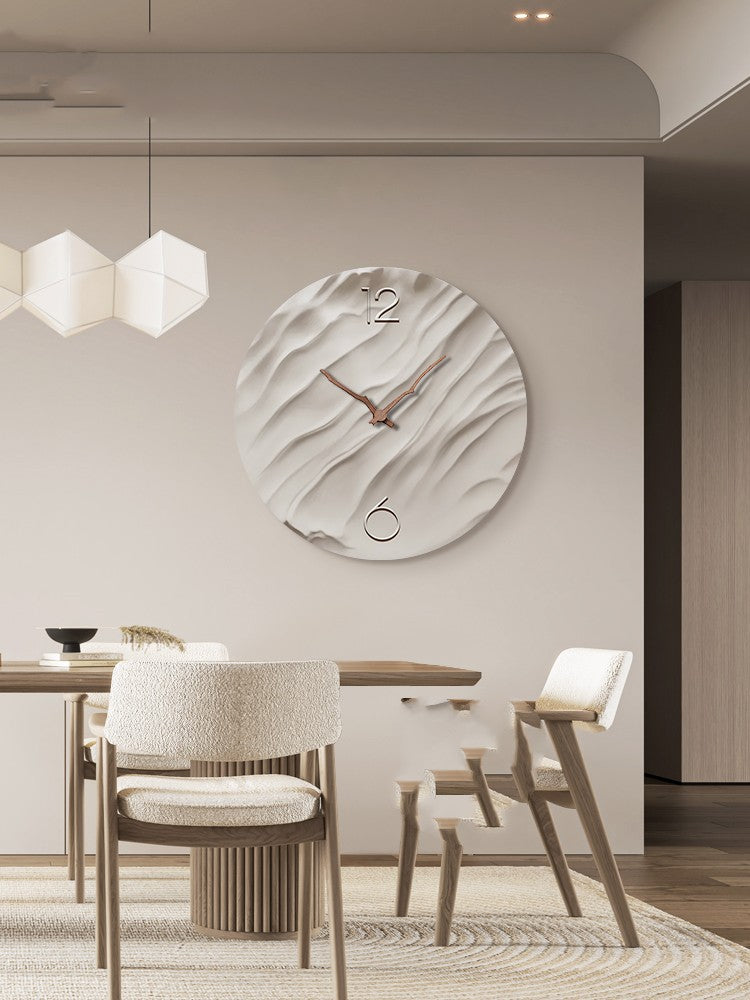 Buy farmhouse furniture The Heureux Minimalist Luxury Crystal Porcelain Wall Clock - Modern Cottage Farmhouse Furniture