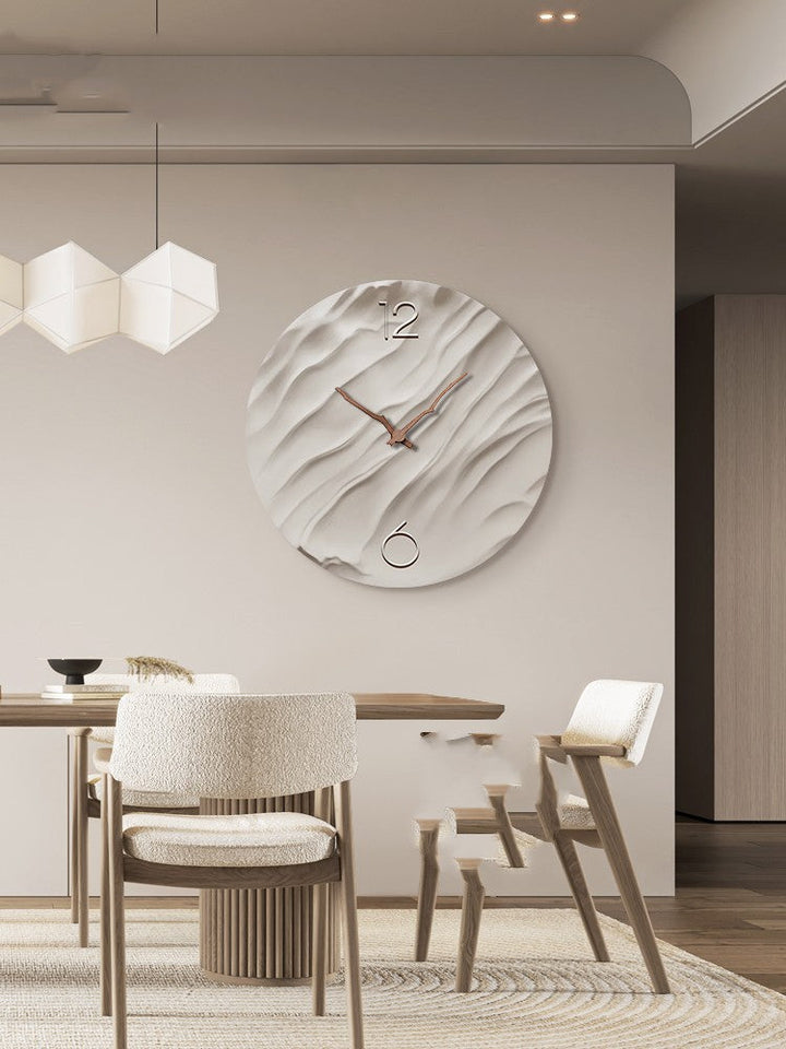 Buy farmhouse furniture The Heureux Minimalist Luxury Crystal Porcelain Wall Clock - Modern Cottage Farmhouse Furniture