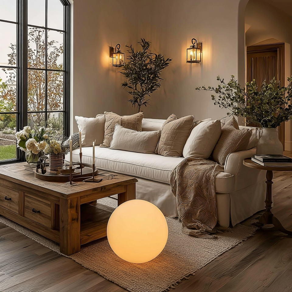 Buy farmhouse furniture LUNAÉ™ Glow Orb - Modern Cottage Farmhouse Furniture