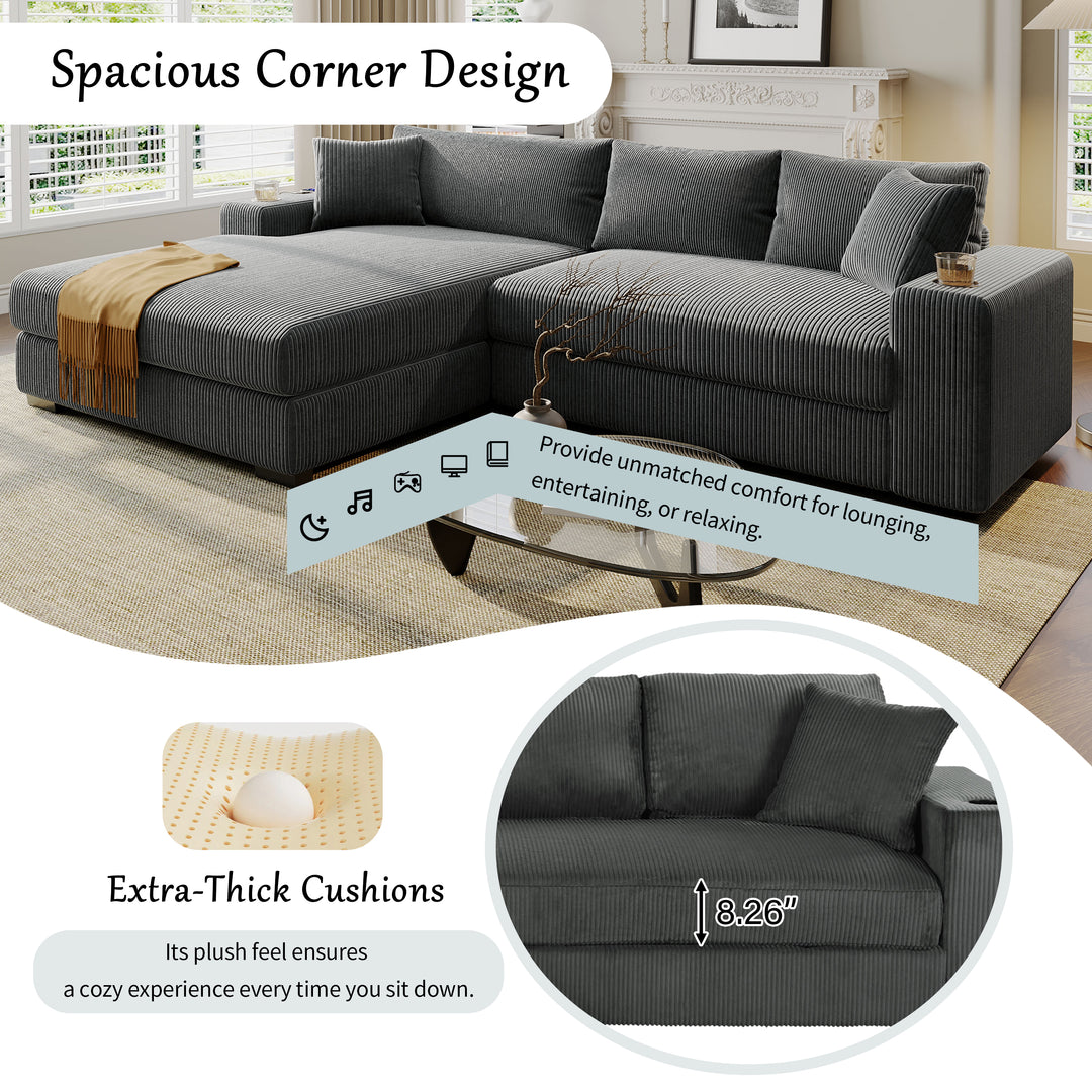 Buy farmhouse furniture Slate Barn • Grey Modern Cottage American Farmhouse Style Sofa Couch - Modern Cottage Farmhouse Furniture