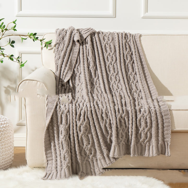 Buy farmhouse furniture Amber Grain | Modern Farmhouse Cottage Throw Blanket - Modern Cottage Farmhouse Furniture