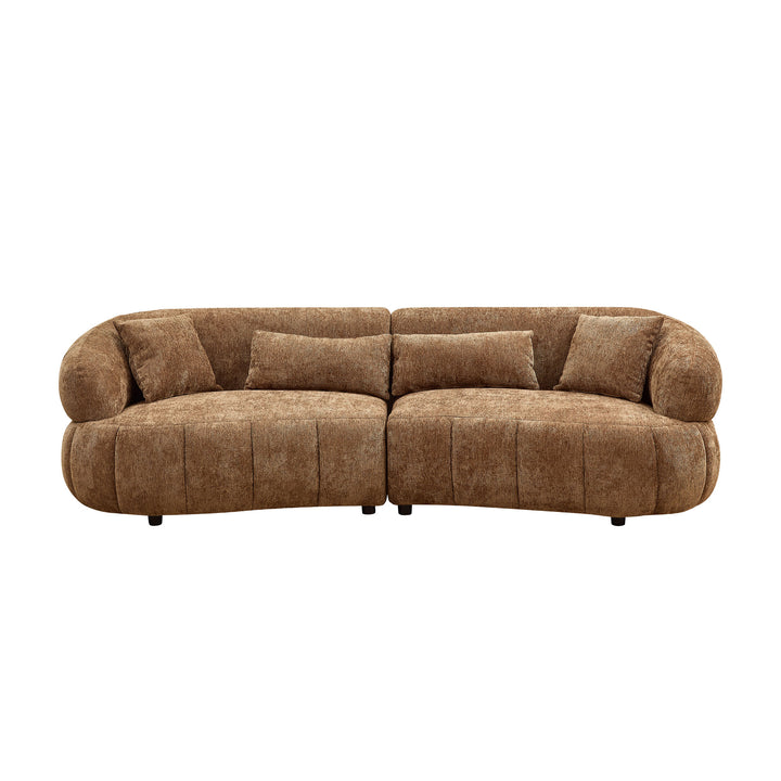 Buy farmhouse furniture Timber Ridge • Rustic Brown Cottage Farmhouse Style Sofa Couch - Modern Cottage Farmhouse Furniture