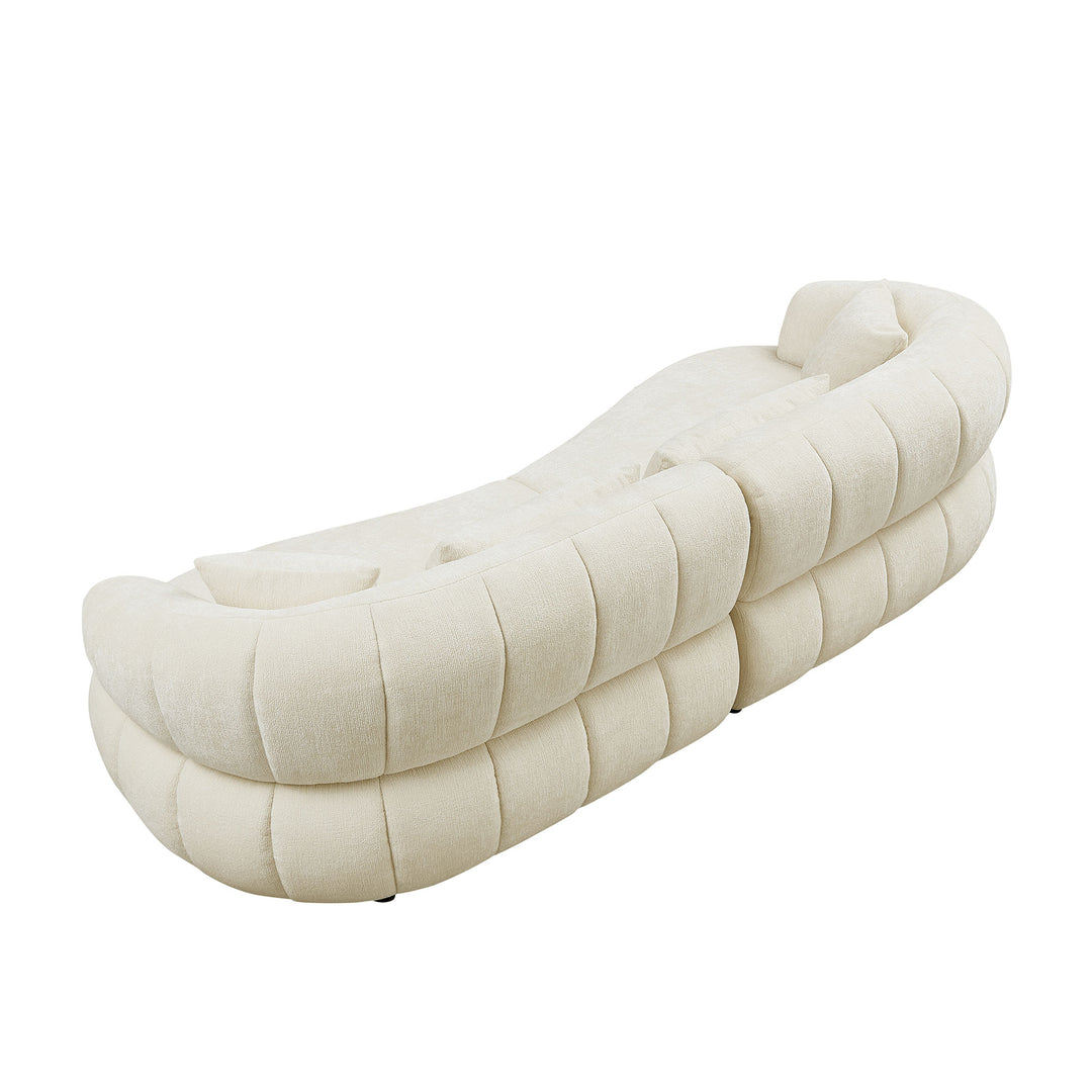 Buy farmhouse furniture The Evelyn | 102.36 Inch Cloud-Like Upholstered Modern Farmhouse Sofa - Modern Cottage Farmhouse Furniture
