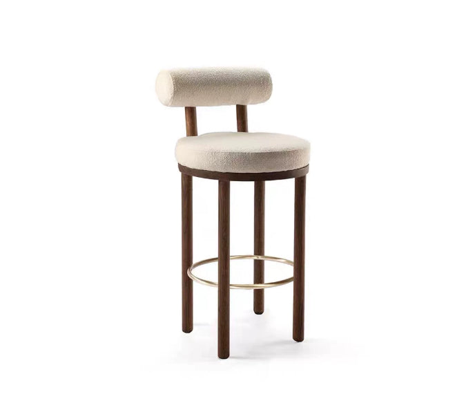 Buy farmhouse furniture Tuscan Sheepskin Modern Cottage Farmhouse Luxury Minimalist Off White Bar Stools - Modern Cottage Farmhouse Furniture