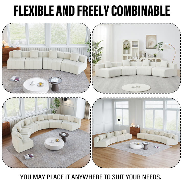 Buy farmhouse furniture The Valencia Cream Vista Sofa Section Sectional - Modern Cottage Farmhouse Furniture