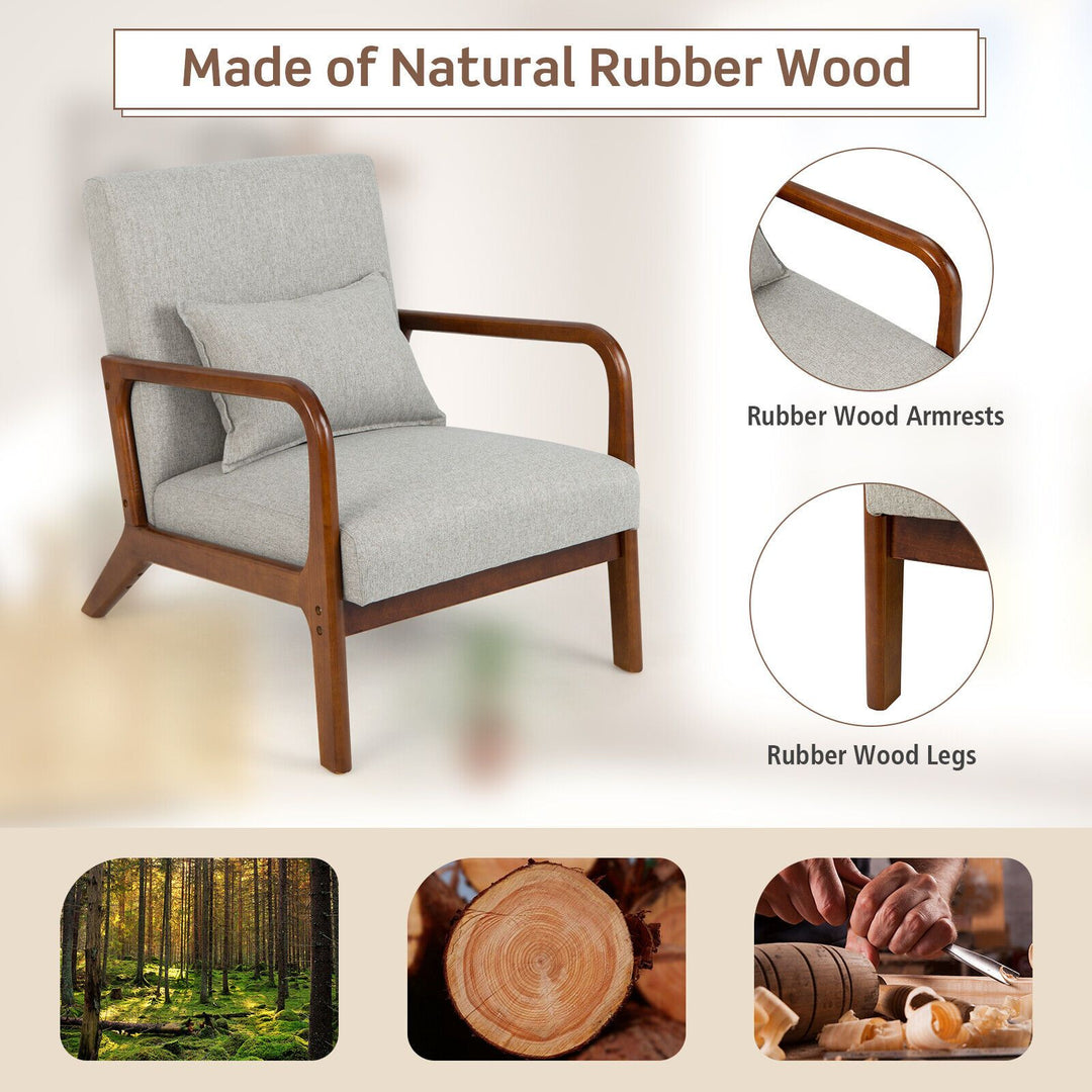 Buy farmhouse furniture Beige White Modern Contemporary Accent Chair - Modern Cottage Farmhouse Furniture