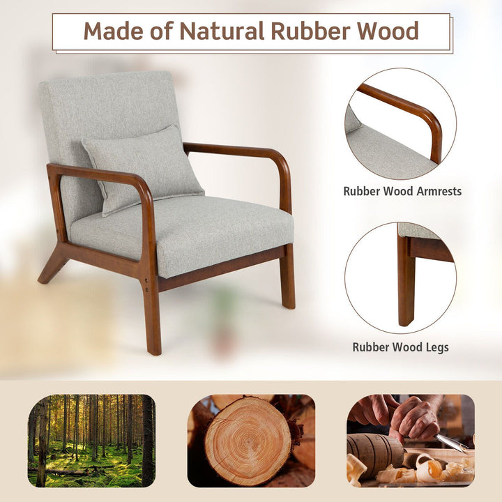 Buy farmhouse furniture Beige White Modern Contemporary Accent Chair - Modern Cottage Farmhouse Furniture