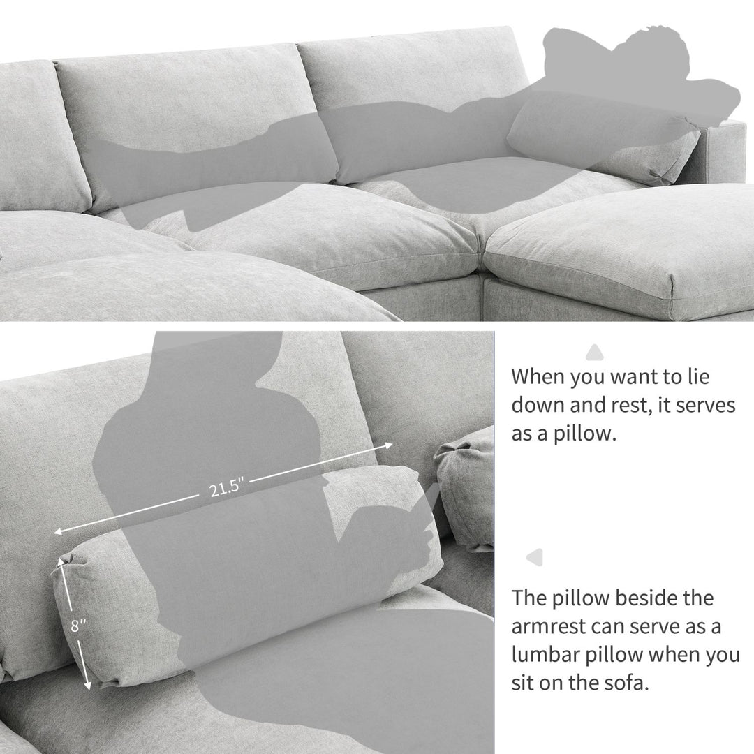 Buy farmhouse furniture Modern Farmhouse Grey Three Seater Sofa Couch - Modern Cottage Farmhouse Furniture