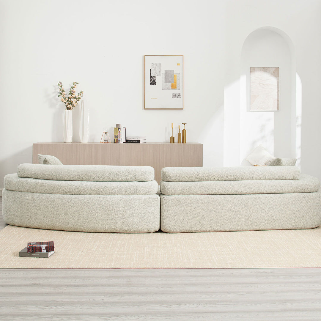 Buy farmhouse furniture Upholstered Curve Modern Minimalist Farmhouse Sofa Couch - Modern Cottage Farmhouse Furniture