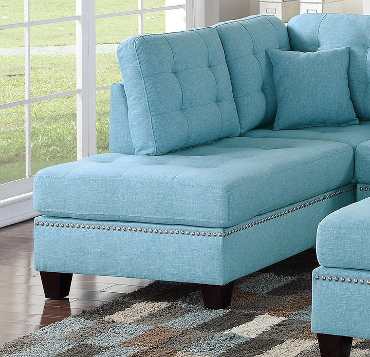 Buy farmhouse furniture The Blue Jay | Modern Blue 3pcs Farmhouse Cottage Sofa Couch - Modern Cottage Farmhouse Furniture