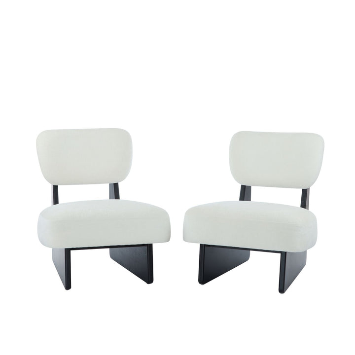 Buy farmhouse furniture Modern Farmhouse Beige Contemporary Accent Chair (Set of 2) - Modern Cottage Farmhouse Furniture