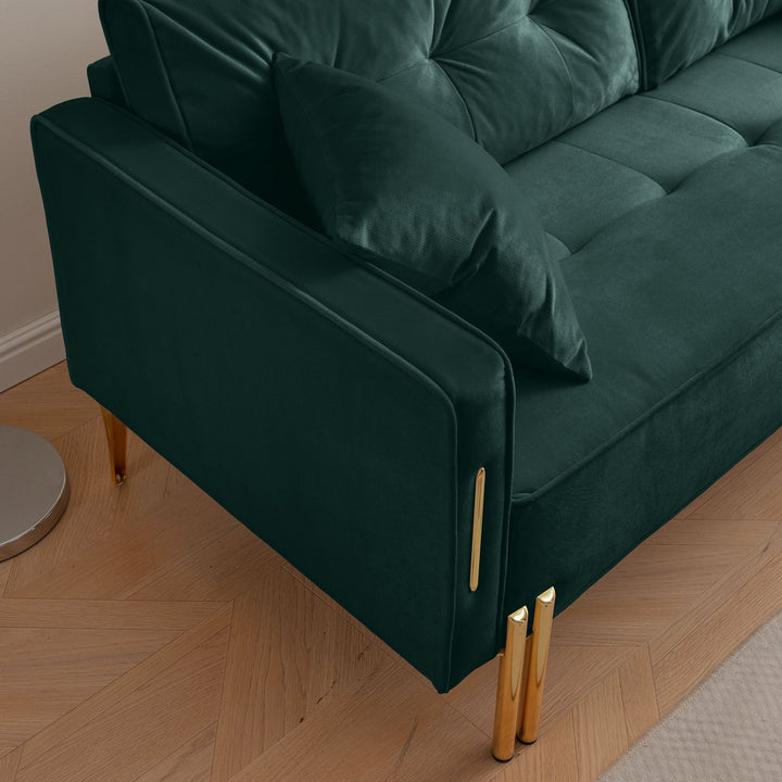 Buy farmhouse furniture Modern Farmhouse Cottage Upholstered 3-Seater Sofa Couch - Modern Cottage Farmhouse Furniture