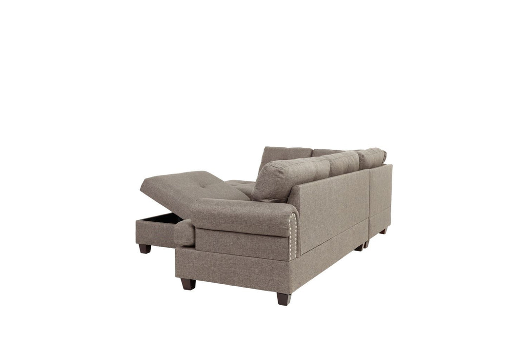 Buy farmhouse furniture Contemporary Farmhouse 3-pcs Sofa Sectional Couch - Modern Cottage Farmhouse Furniture
