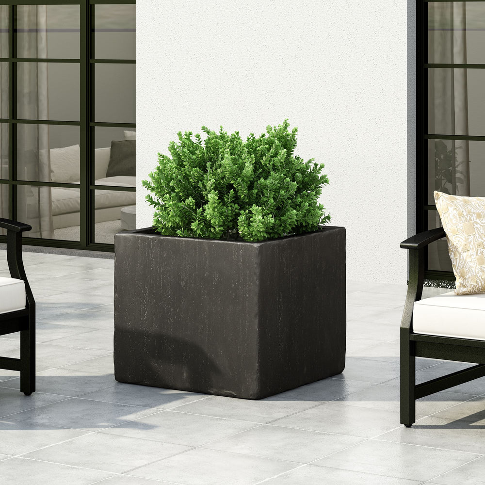 Buy farmhouse furniture Ella Modern Contemporary Mediterranean Farmhouse Brown Gray Planter Box - Modern Cottage Farmhouse Furniture