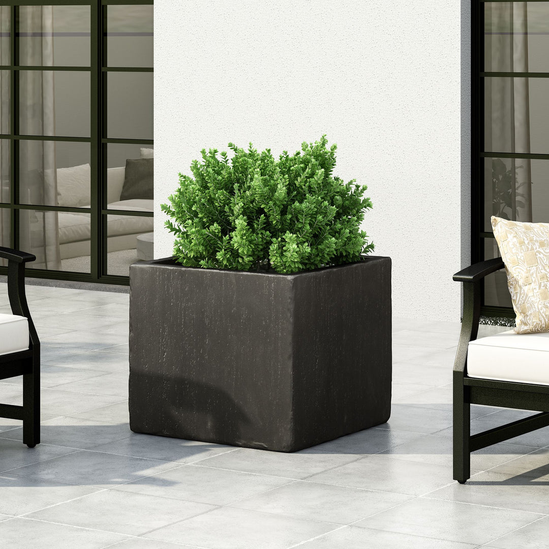 Buy farmhouse furniture Ella Modern Contemporary Mediterranean Farmhouse Brown Gray Planter Box - Modern Cottage Farmhouse Furniture