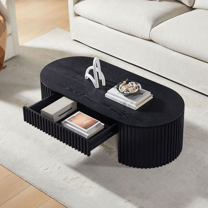 Buy farmhouse furniture Black Modern Mid Century Modern Coffee Table Unique Coffee Table - Modern Cottage Farmhouse Furniture