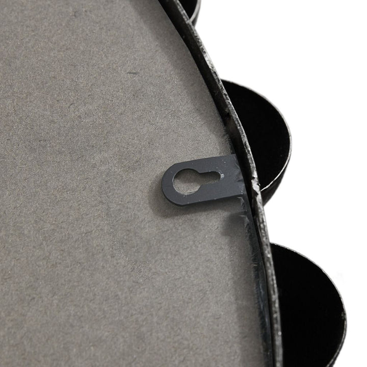 Buy farmhouse furniture Black Round Beaded Wall Mirror 27"D - Modern Cottage Farmhouse Furniture