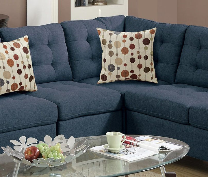 Buy farmhouse furniture Blue Modern Farmhouse Sofa Couch - Modern Cottage Farmhouse Furniture