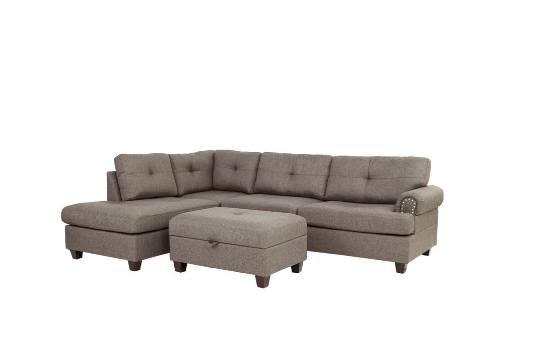 Buy farmhouse furniture Contemporary Farmhouse 3-pcs Sofa Sectional Couch - Modern Cottage Farmhouse Furniture