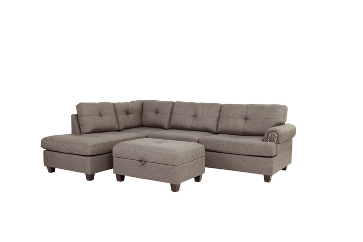 Buy farmhouse furniture Contemporary Farmhouse 3-pcs Sofa Sectional Couch - Modern Cottage Farmhouse Furniture