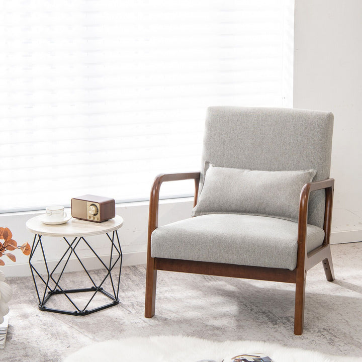 Buy farmhouse furniture Beige White Modern Contemporary Accent Chair - Modern Cottage Farmhouse Furniture