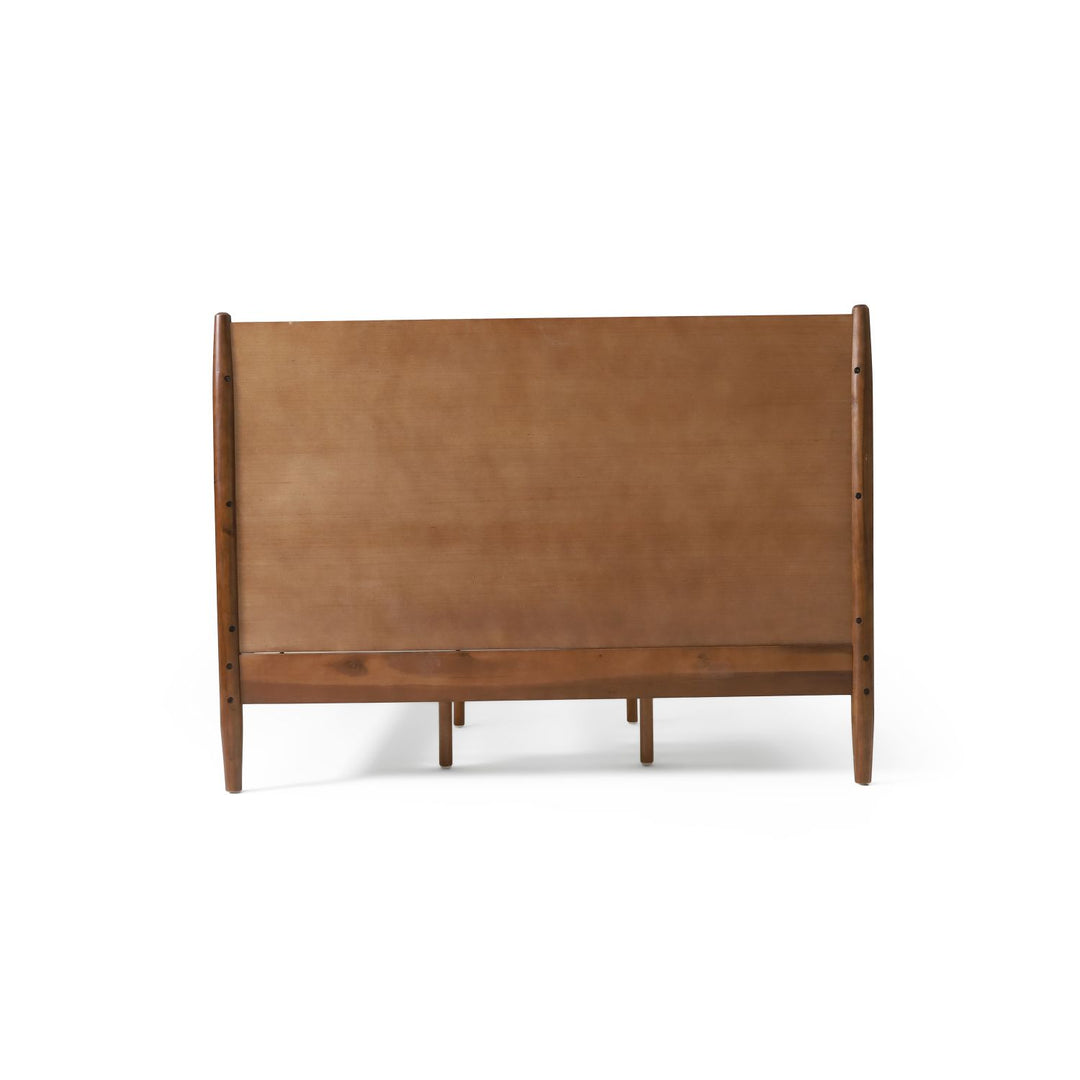 Buy farmhouse furniture King Size Farmhouse Cohron Solid Wood Platform Bed (Cali King) - Modern Cottage Farmhouse Furniture
