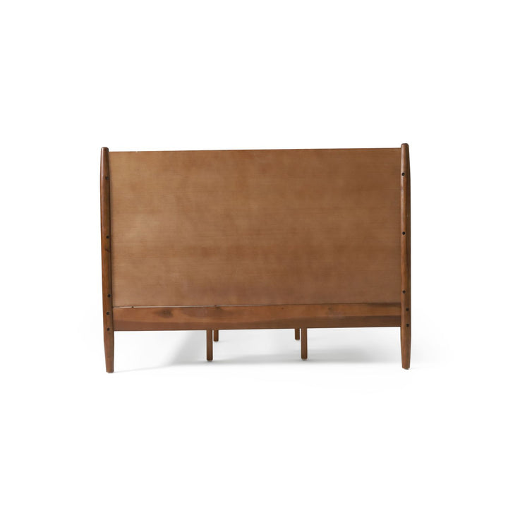 Buy farmhouse furniture King Size Farmhouse Cohron Solid Wood Platform Bed (Cali King) - Modern Cottage Farmhouse Furniture