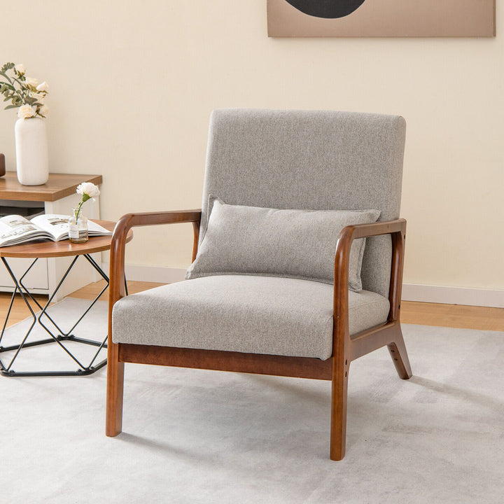 Buy farmhouse furniture Beige White Modern Contemporary Accent Chair - Modern Cottage Farmhouse Furniture