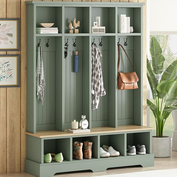 Buy farmhouse furniture Farmhouse Elegant Rustic Mudroom Entrance Entryway Bench - Modern Cottage Farmhouse Furniture