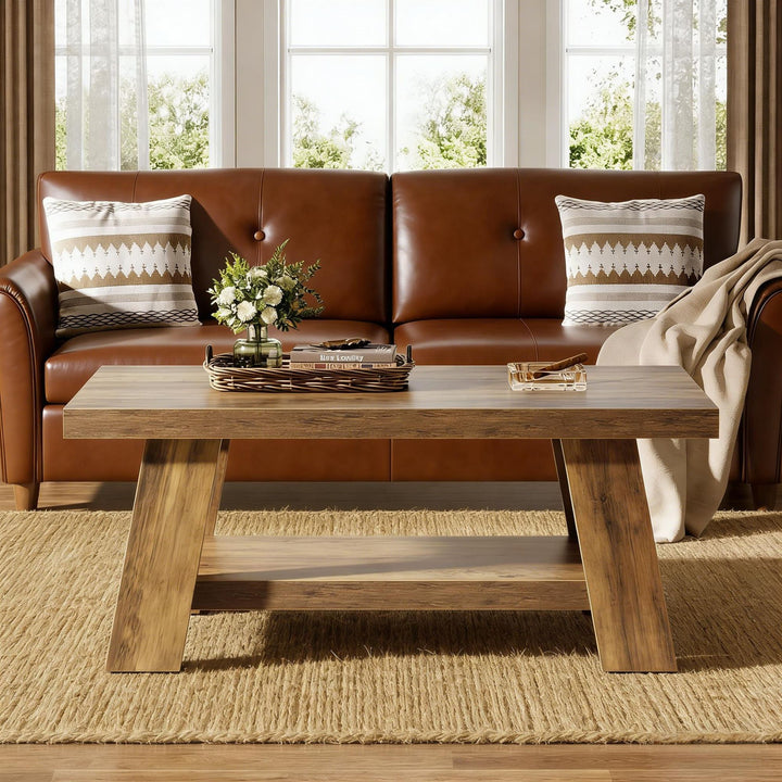 Buy farmhouse furniture Modern Farmhouse Simple Wooden Coffee - Modern Cottage Farmhouse Furniture