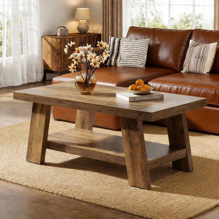 Buy farmhouse furniture Modern Farmhouse Simple Wooden Coffee - Modern Cottage Farmhouse Furniture