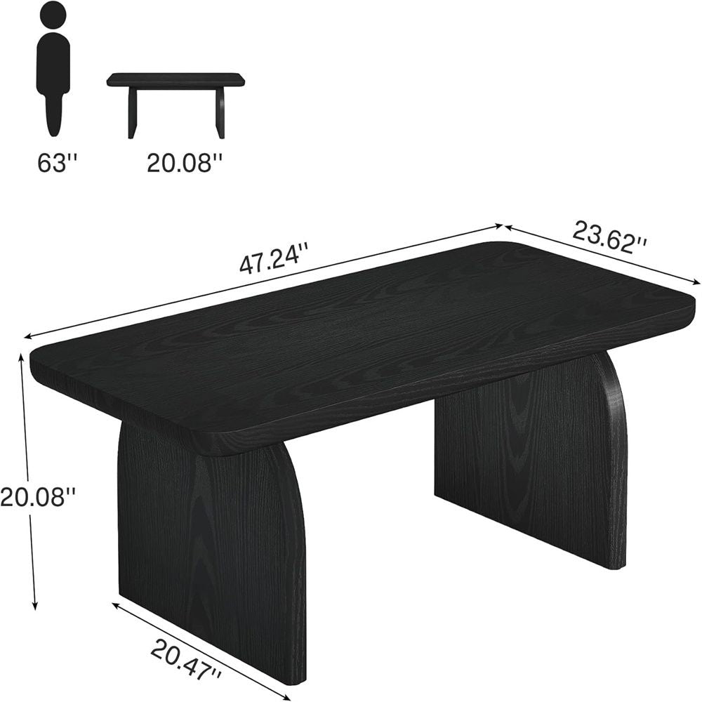 Buy farmhouse furniture Black Farmhouse Coffee table - Modern Cottage Farmhouse Furniture