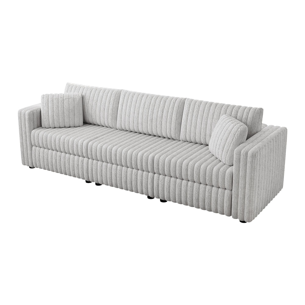 Buy farmhouse furniture The Harvest • Soft Modern Farmhouse Cottage Plush Modular 3-person Sofa - Modern Cottage Farmhouse Furniture