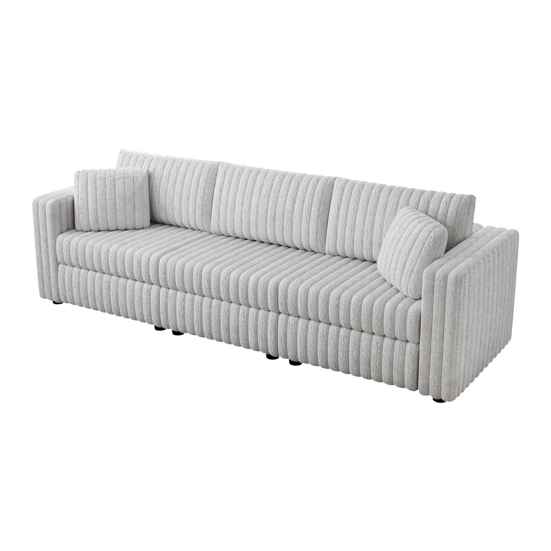 Buy farmhouse furniture The Harvest • Soft Modern Farmhouse Cottage Plush Modular 3-person Sofa - Modern Cottage Farmhouse Furniture