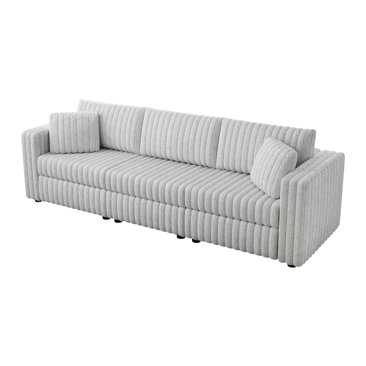 Buy farmhouse furniture The Harvest • Soft Modern Farmhouse Cottage Plush Modular 3-person Sofa - Modern Cottage Farmhouse Furniture