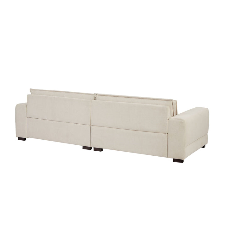 Buy farmhouse furniture Mid-Century Sofa Couch Modern Upholstered Couch for Livingroom,Bedroom, Apartment, Home Office Beige - Modern Cottage Farmhouse Furniture