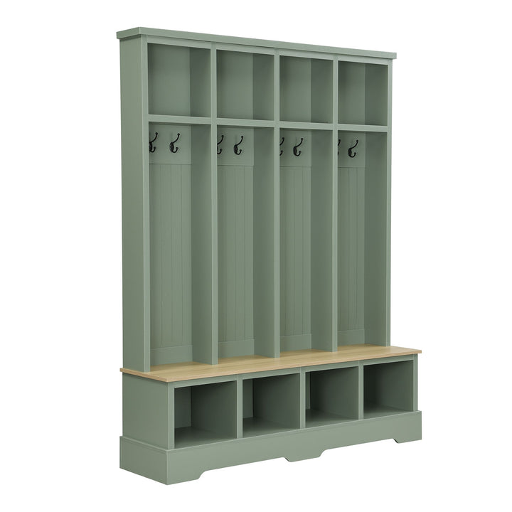 Buy farmhouse furniture Farmhouse Elegant Rustic Mudroom Entrance Entryway Bench - Modern Cottage Farmhouse Furniture
