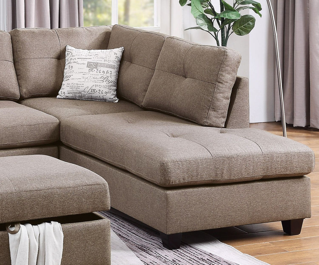 Buy farmhouse furniture Contemporary Farmhouse 3-pcs Sofa Sectional Couch - Modern Cottage Farmhouse Furniture