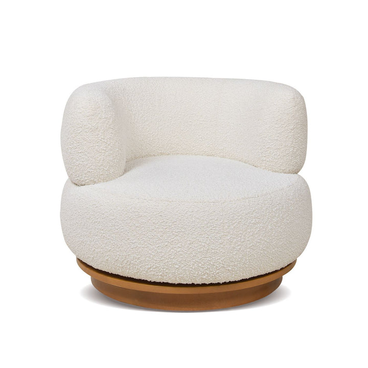 Buy farmhouse furniture Ivory Haven | White Modern Boucle Contemporary Accent Chair - Modern Cottage Farmhouse Furniture