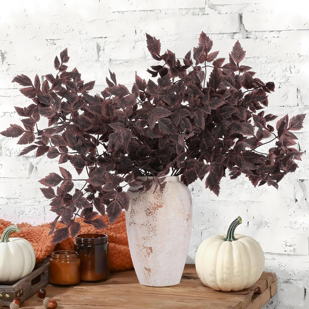 Buy farmhouse furniture Deep Purple Farmhouse Style Artificial Cimicifuga Branch 8-Pack - Modern Cottage Farmhouse Furniture