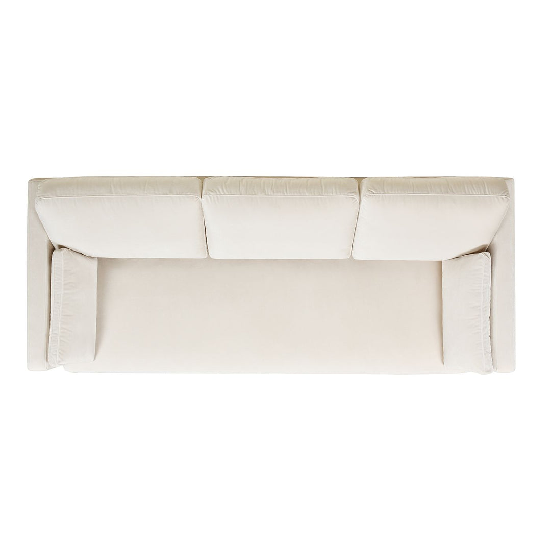Buy farmhouse furniture Brookhaven • Beige Modern Cottage Farmhouse Sofa Couch - Modern Cottage Farmhouse Furniture