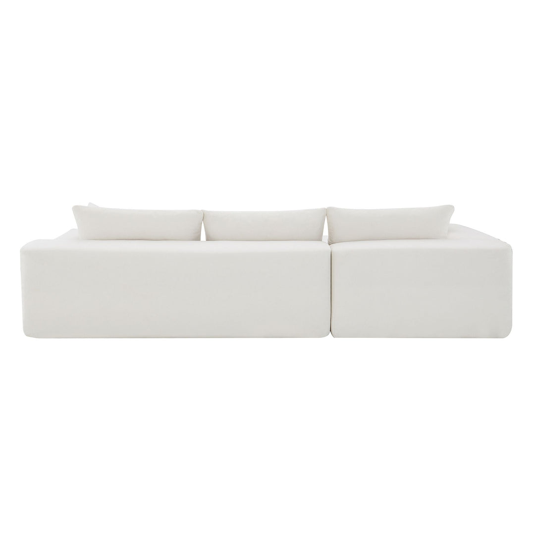 Buy farmhouse furniture The Marbella Beige Estate Modern Large Mediterranean L-Shape Modular Sectional Sofa - Modern Cottage Farmhouse Furniture