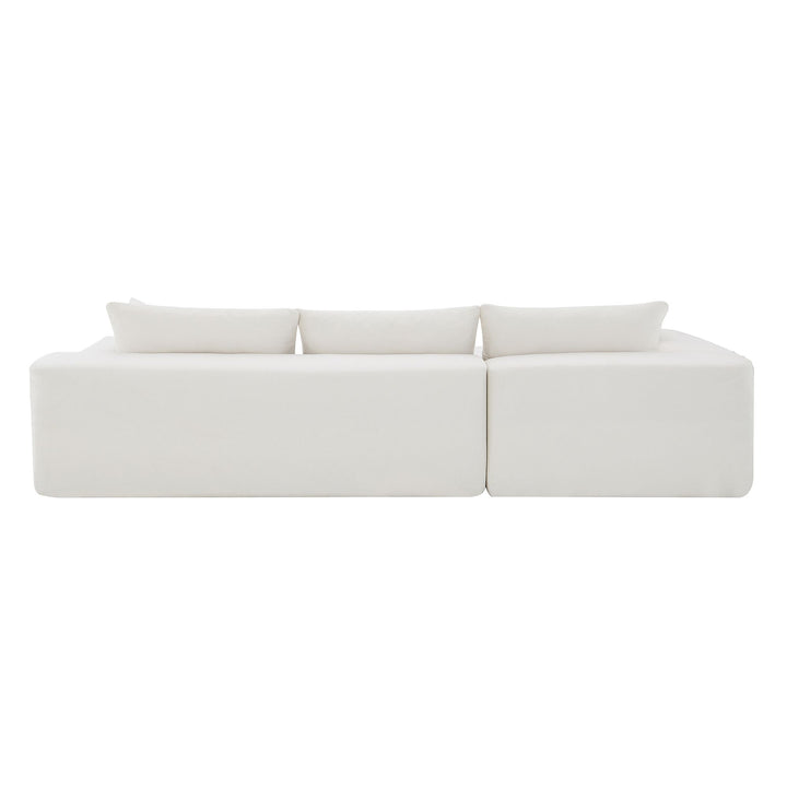 Buy farmhouse furniture The Marbella Beige Estate Modern Large Mediterranean L-Shape Modular Sectional Sofa - Modern Cottage Farmhouse Furniture